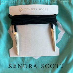 Kendra Scott leather and gold choker from 2016